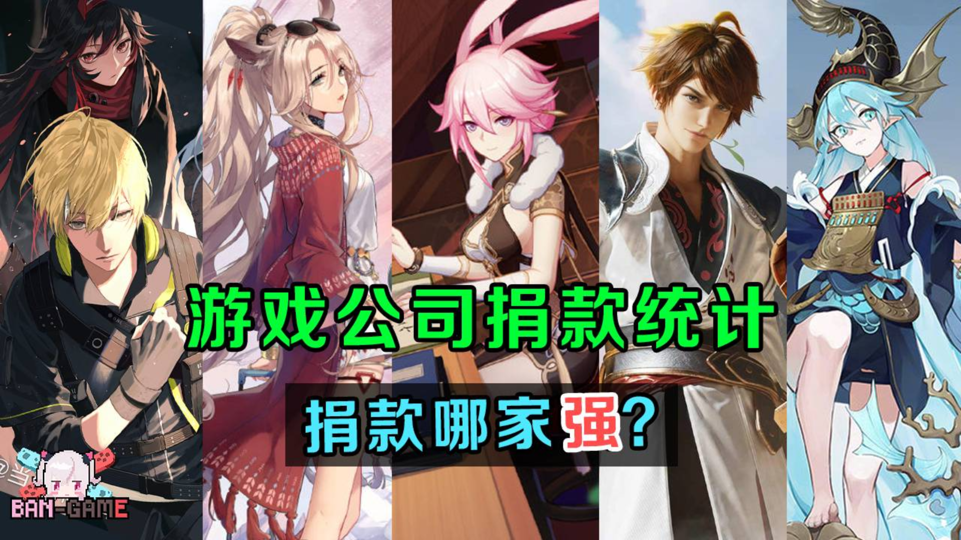 游戏公司捐款统计,腾讯5亿,米哈游捐口罩,明日方舟300万,谁家最有爱?【小半游戏报】